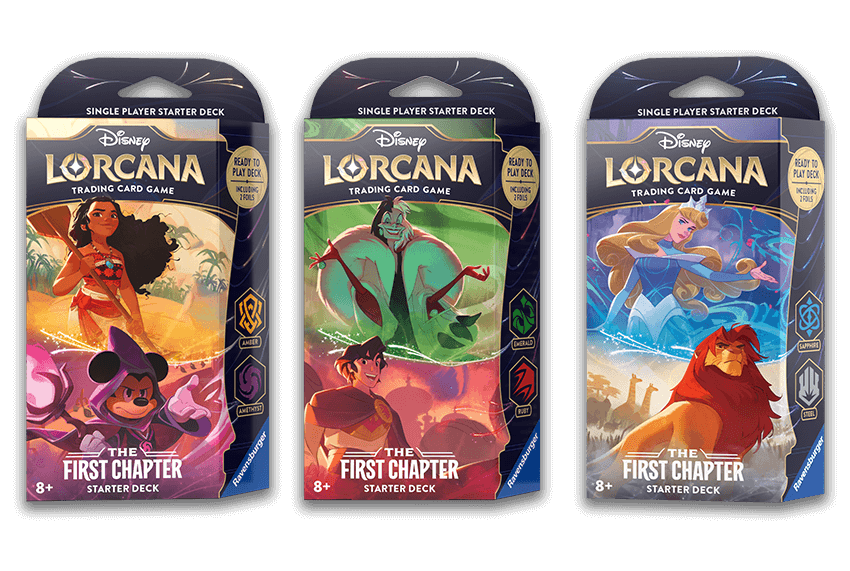 Disney Lorcana: The First Chapter - Starter Deck Set (3) Disney Lorcana: The First Chapter - Starter Deck Set (3)