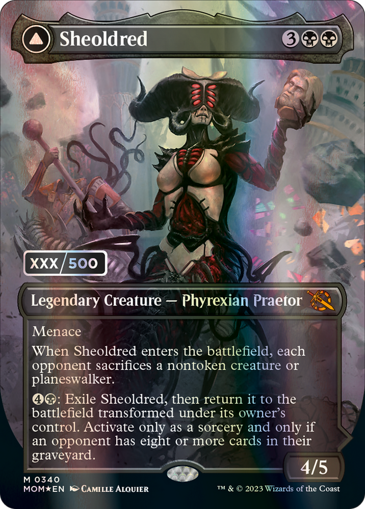 mtg serialized cards march of the machines Magic: Gathering The Machine: The Aftermath Collector Booster Box March of the Machine collector