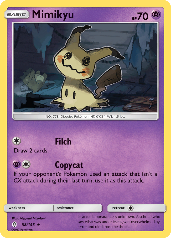 Mimikyu (58/145) [Sun & Moon: Guardians Rising]