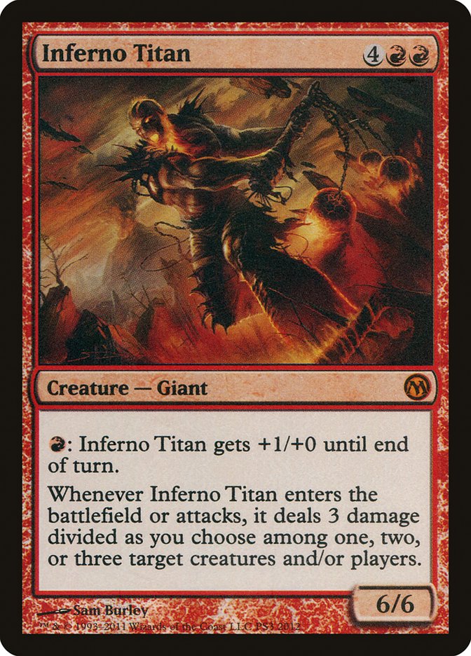 Inferno Titan (Duels of the Planeswalkers Promos) [Duels of the Planeswalkers Promos 2011]