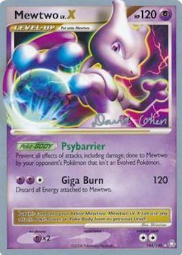 Mewtwo LV.X - 2009 (David Cohen) 144 - World Championship Decks