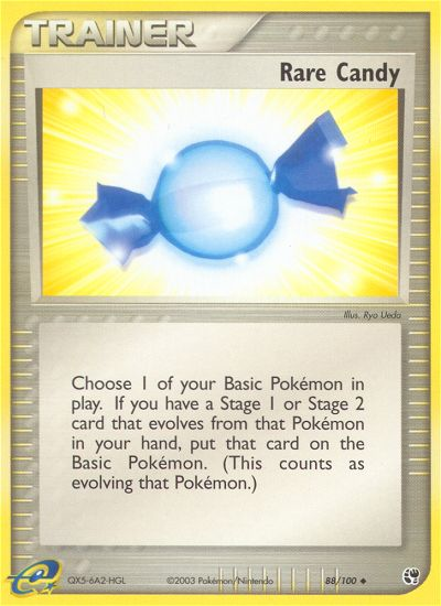 Rare Candy - 88/100 - Uncommon - Pokemon Singles » EX Series » EX